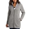 Ladies Arc Sweater Fleece Long Jacket Thumbnail
